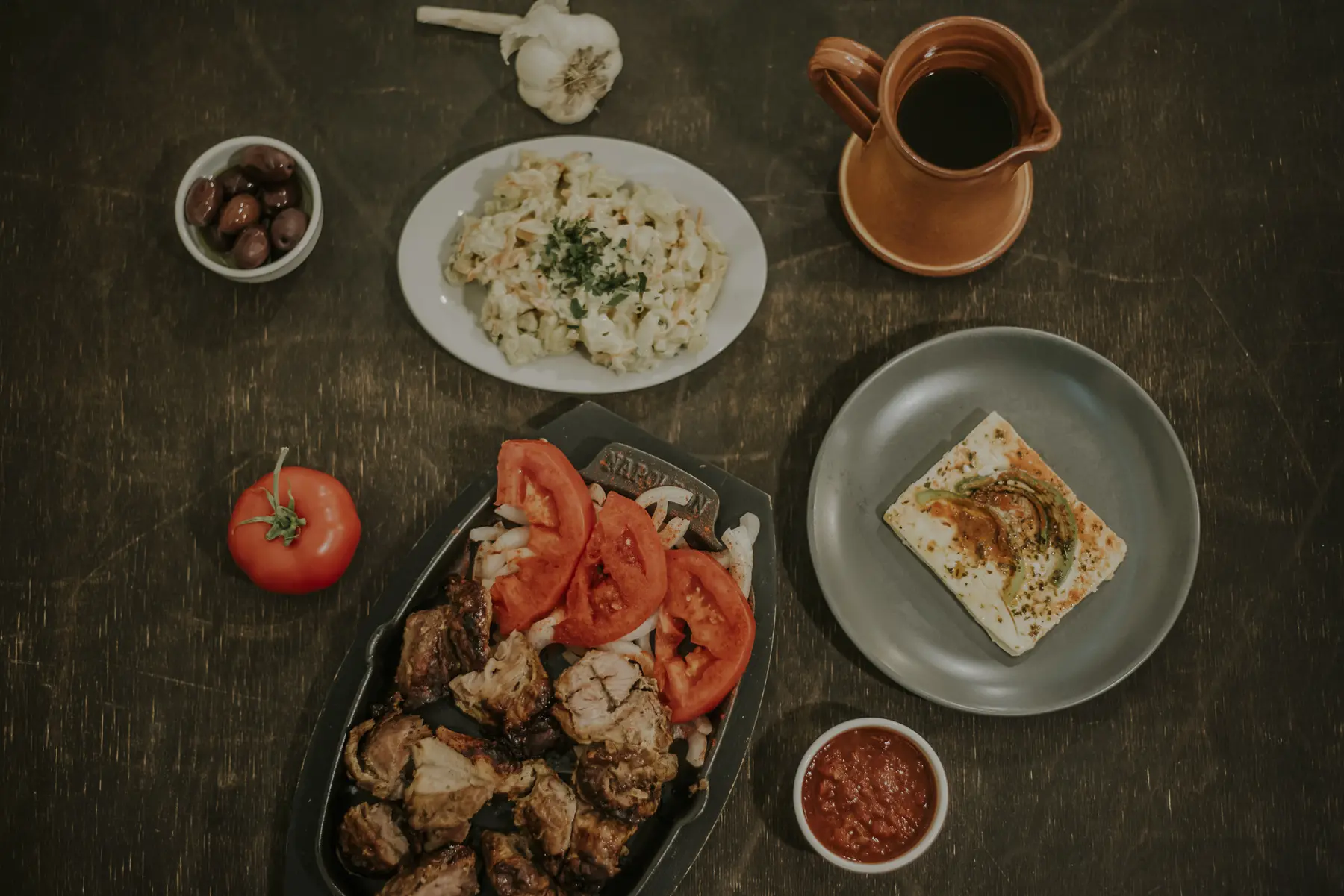 Πιάτα από την κουζίνα της Αράχωβας